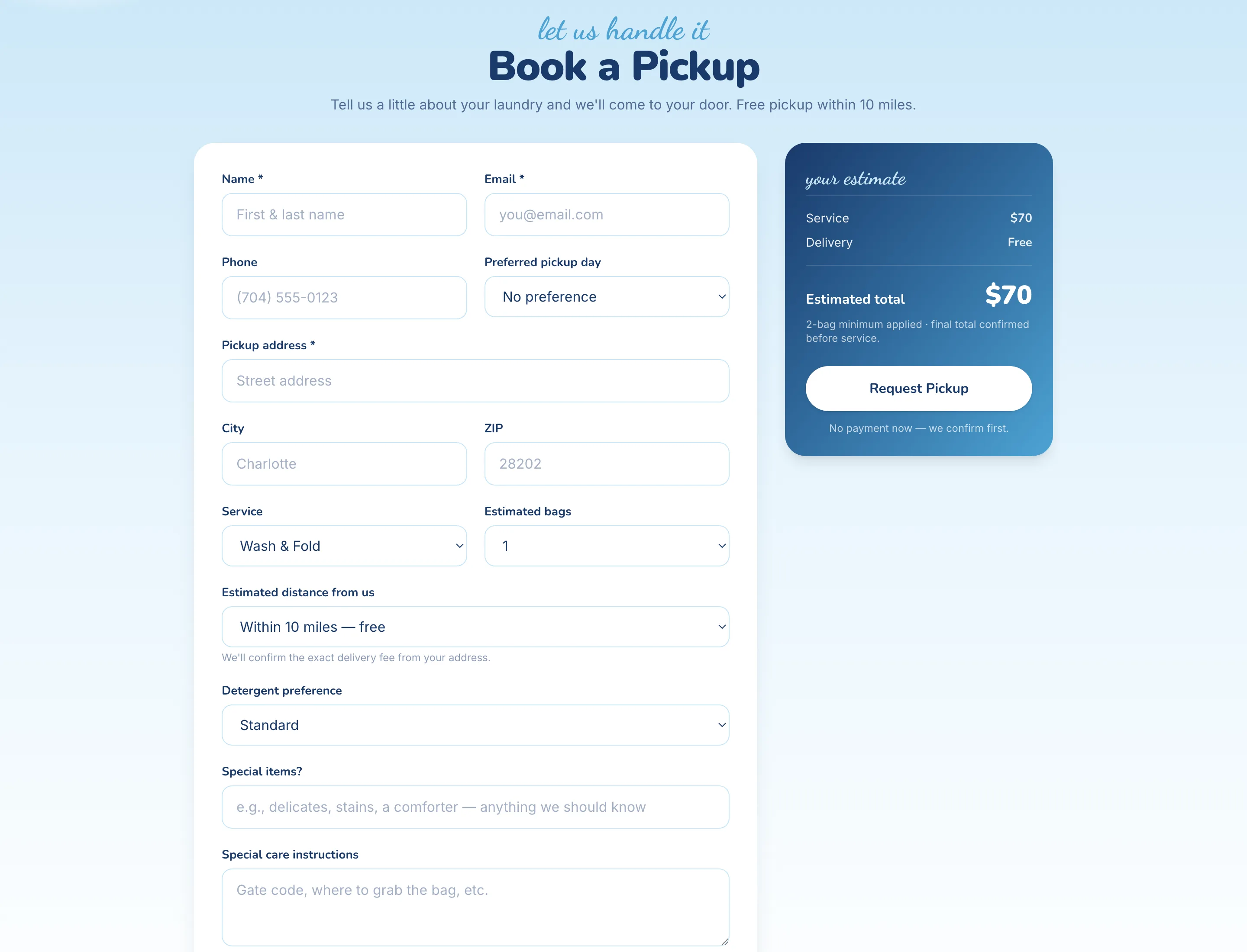 Cloud Clean Laundry — preview