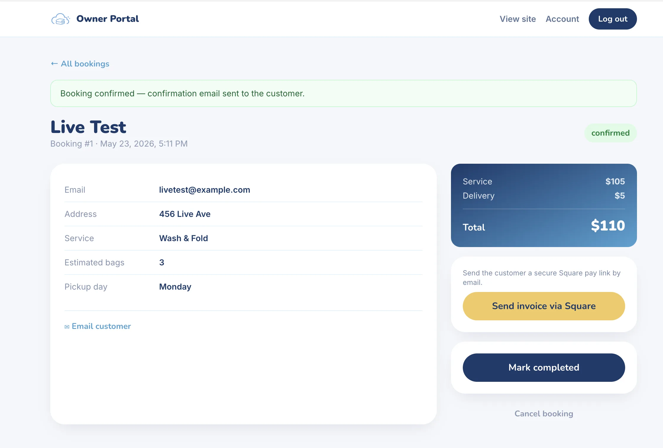 Cloud Clean Laundry — preview