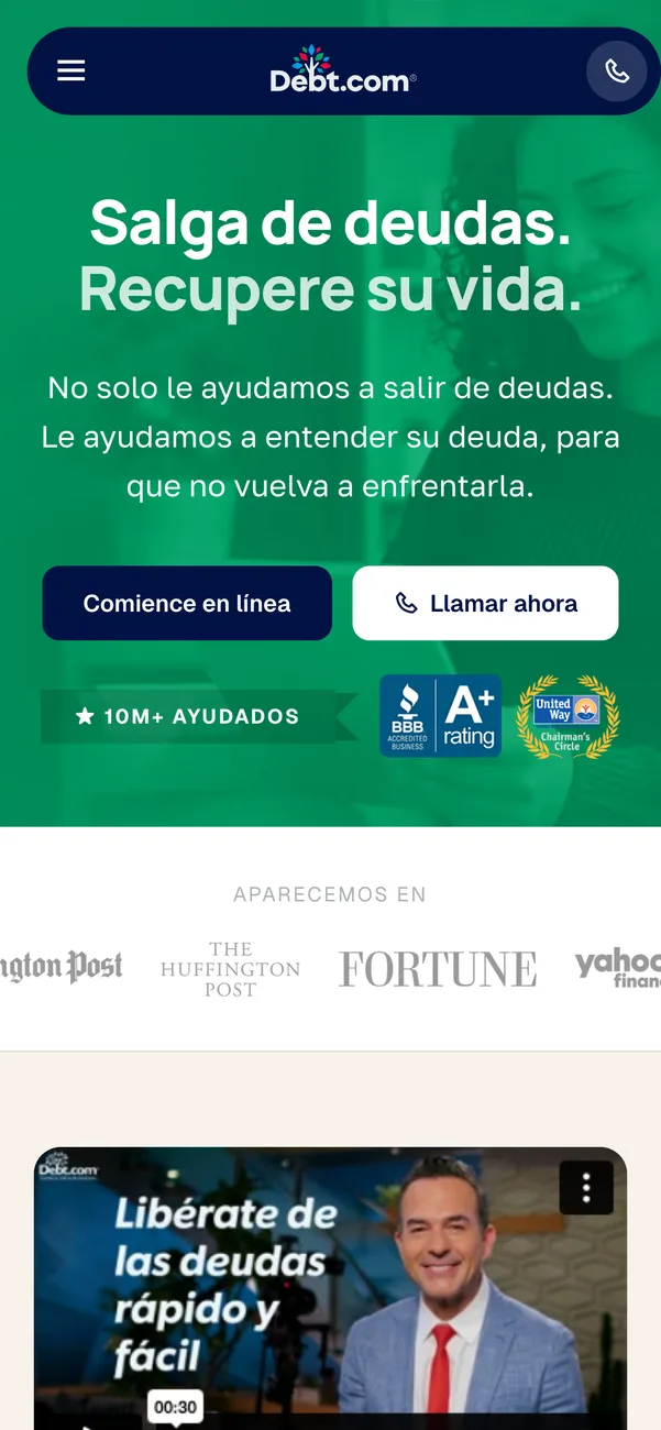 Debt.com preview