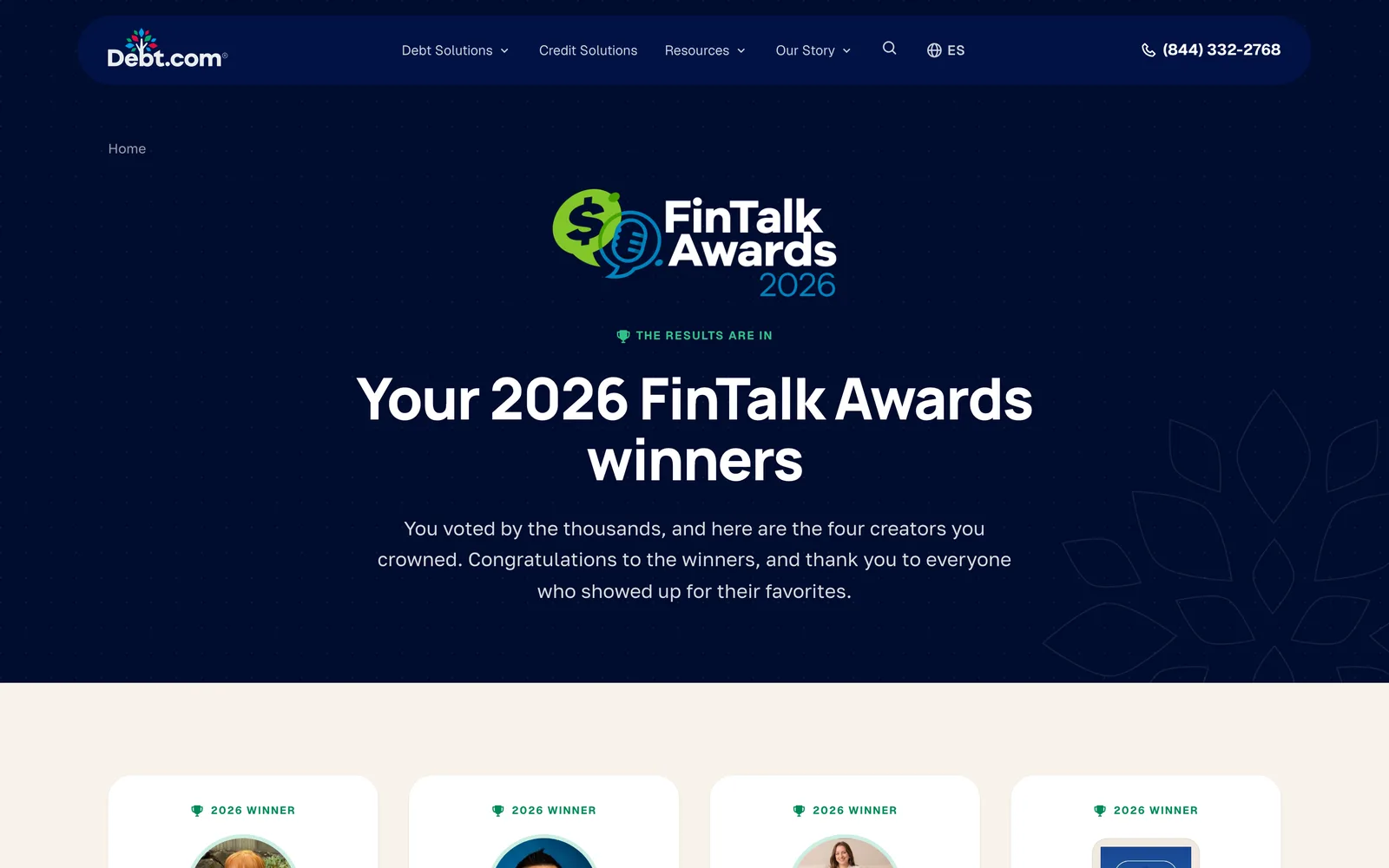 Debt.com preview