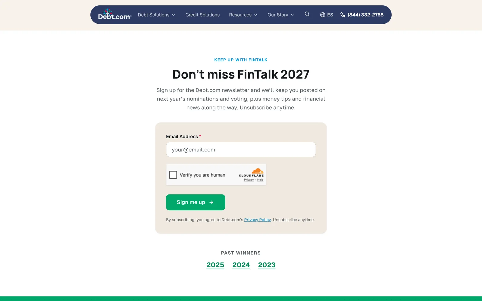 Debt.com preview
