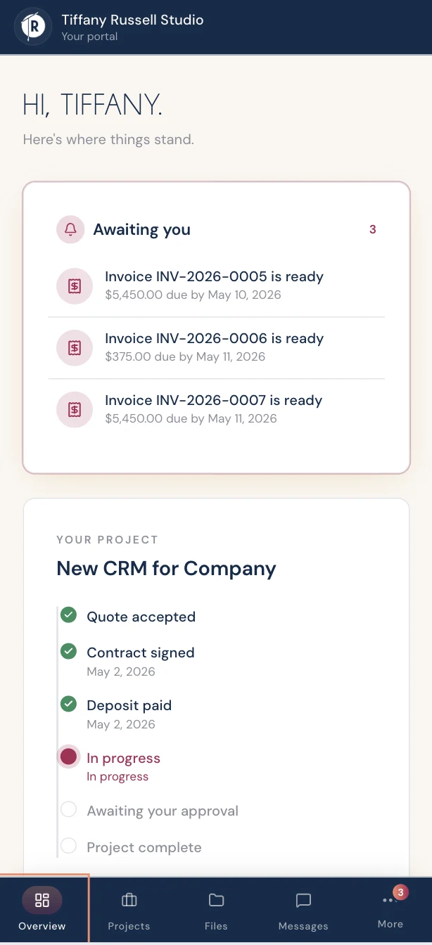 Client Portal — preview