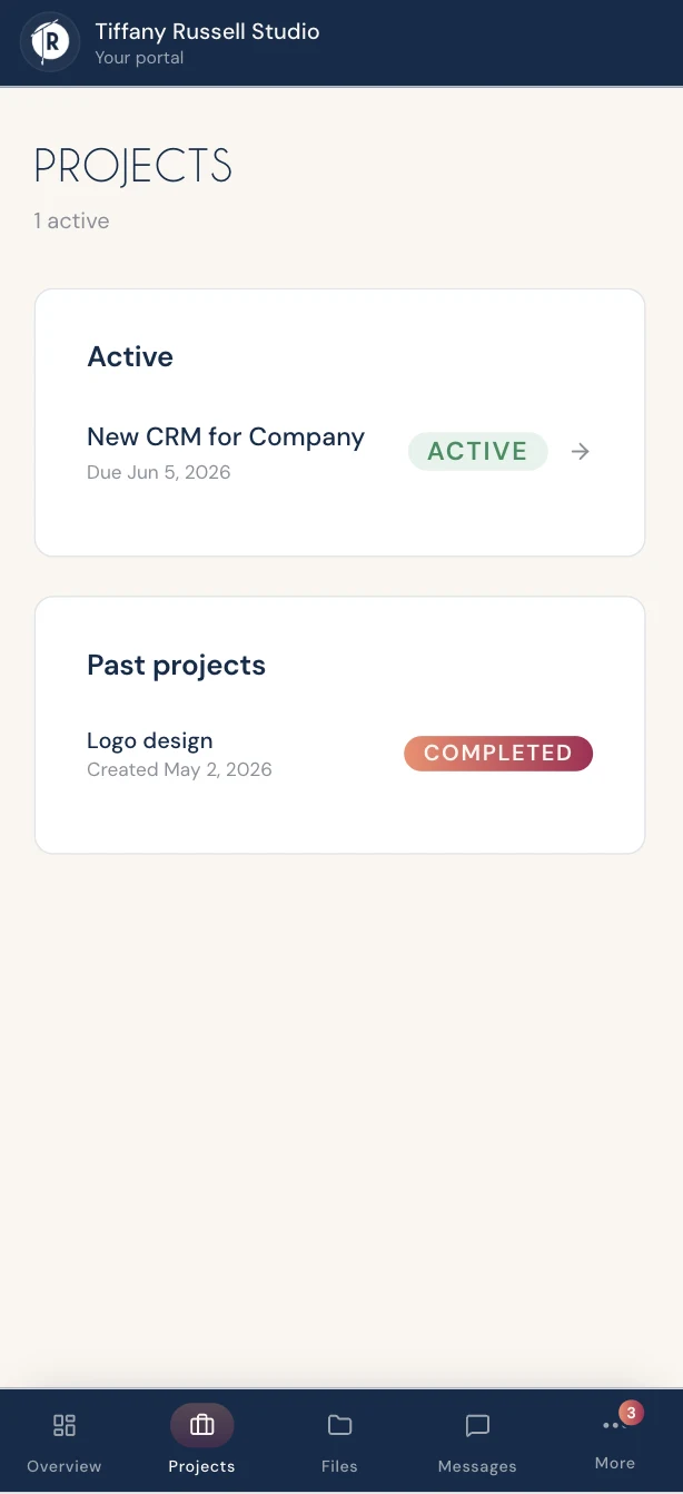 Client Portal — preview